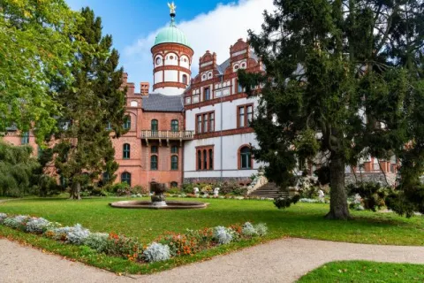 Wiligrad Castle on Lake Schwerin