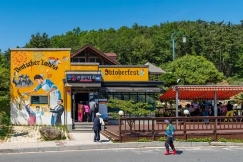 Deutsches Dorf in Namhae, Südkorea