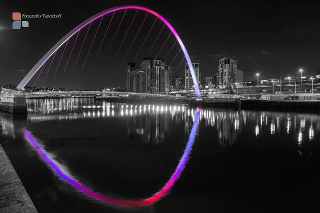 The Millennium Brücke in Newcastle upon Tyne