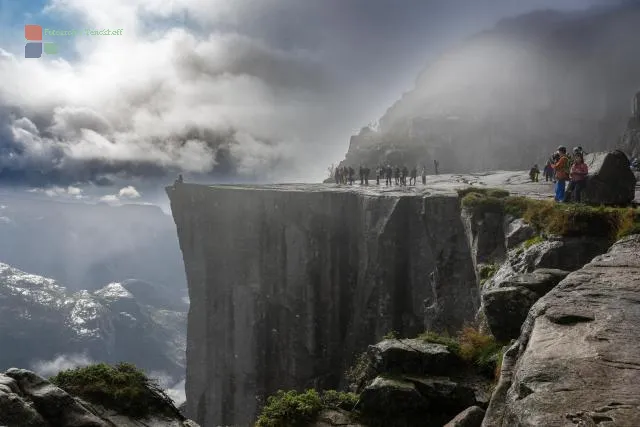 Blick auf den Preikestolen