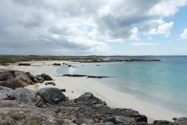 The wide beaches of the island