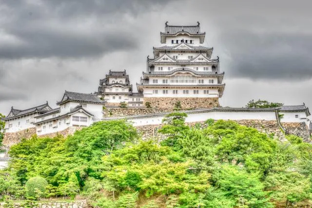 Die Burg Himeji in Japan