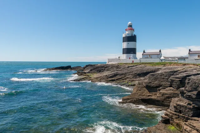 Der Leuchtturm am Hook Head bei Churchtown (1/1600s bei f /8.0)