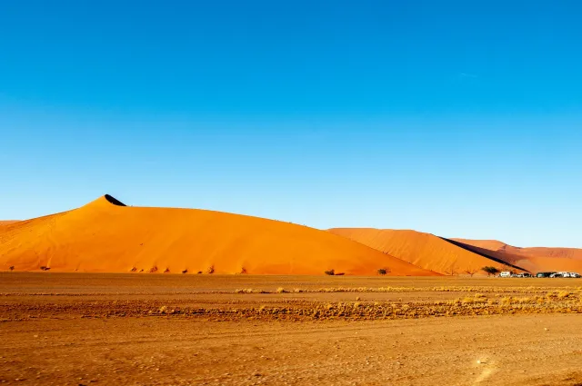 The dune landscape around Dune 45 in the Namib