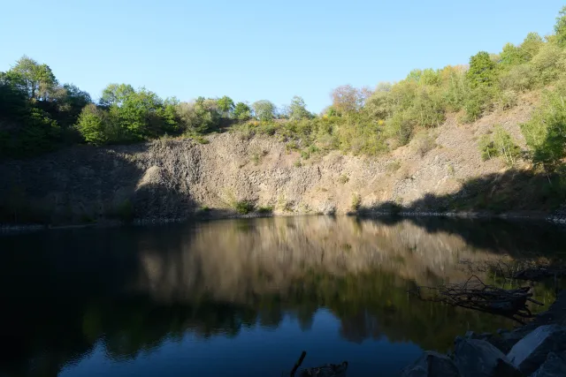 Der Basaltsee in Eulenberg (0 Belichtungswerte)