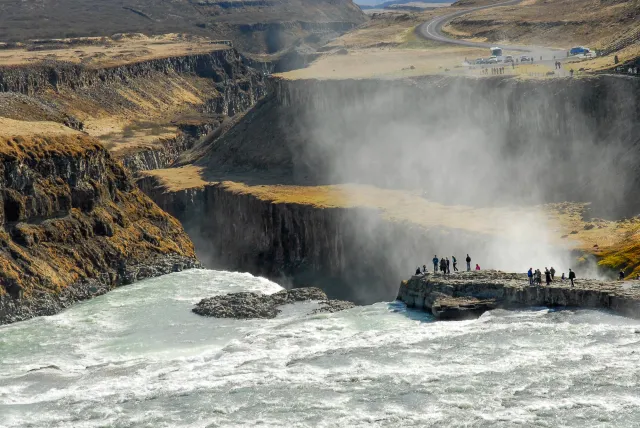 Der Gullfoss - Goldwasserfall