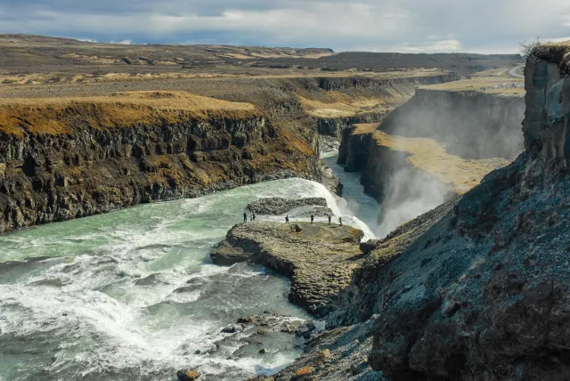 The Gullfoss - Gold Waterfall