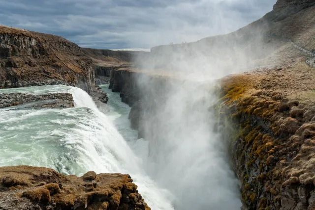 The Gullfoss - Gold Waterfall