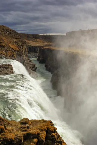 Der Gullfoss - Goldwasserfall