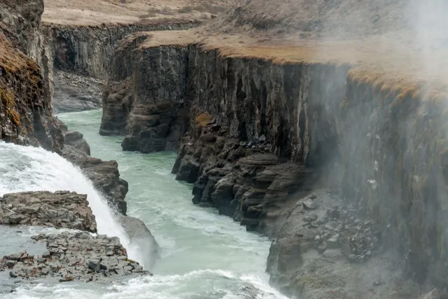 Der Gullfoss - Goldwasserfall