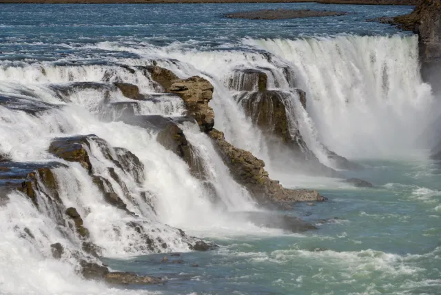 Der Gullfoss - Goldwasserfall