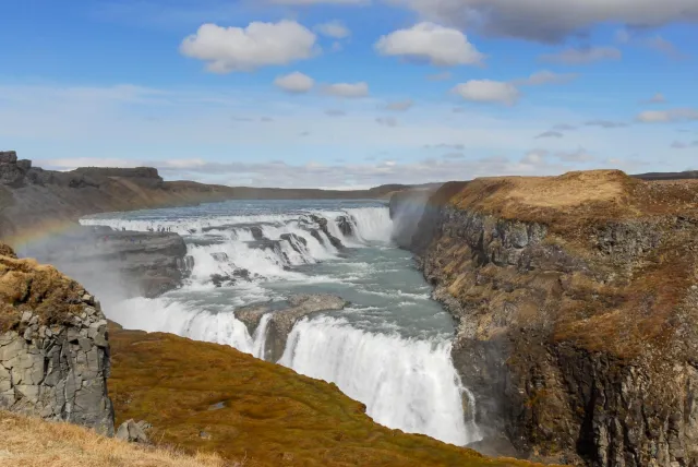 The Gullfoss - Gold Waterfall