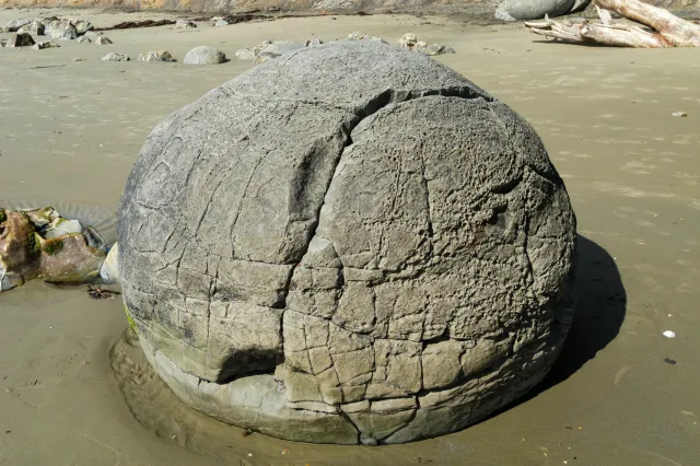 The Moeraki Boulders on Boulders Beach