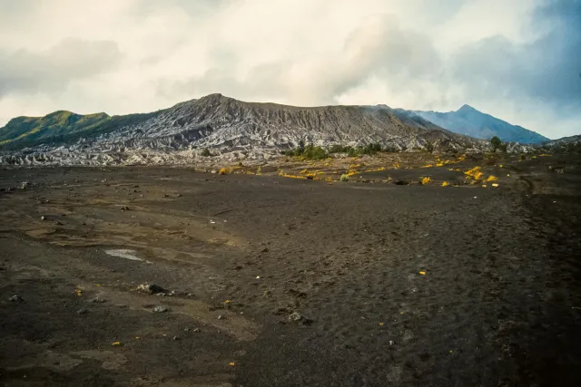 Bromo and the plain