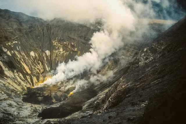 Die Krater im Nationalpark Bromo-Tengger-Semeru