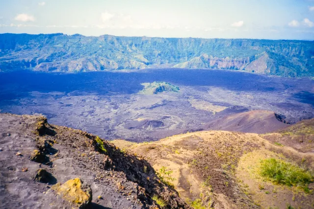 The caldera from the Batur