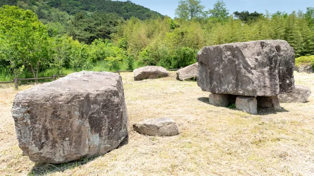 Dolmen im Gochang Dolmen Museum