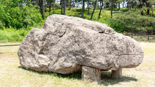 Dolmens at the Gochang Dolmen Museum