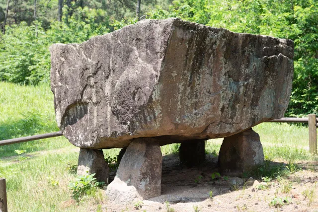 Dolmen im Gochang Dolmen Museum