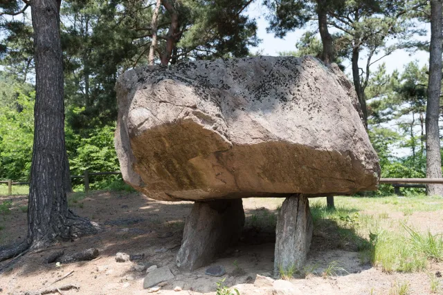 Dolmens at the Gochang Dolmen Museum