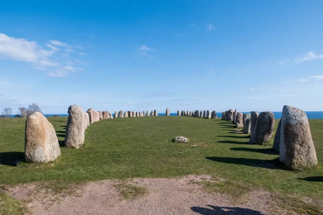 Ale's Stones in daylight