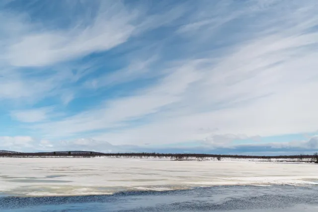 At Lake Inarijärvi