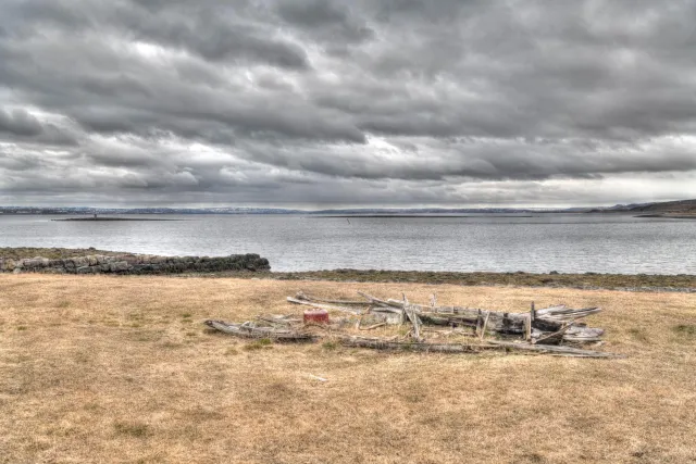 Derelict boat wreck