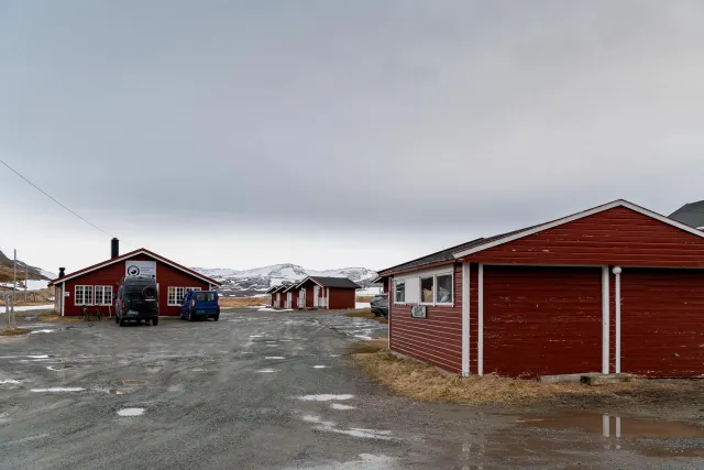 Ankunft am Basecamp auf dem Nordkap