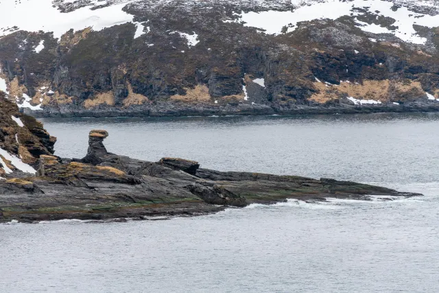 Felsformation am Nordkap