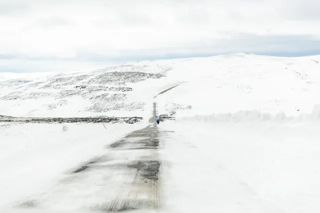 Rückfahrt vom Nordkap zum Basecamp in Skarsvåg