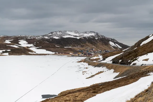 Rückkehr zum Basecamp in Skarsvåg