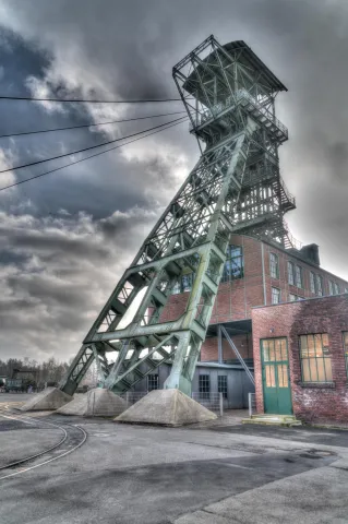 One of 2 winding towers at the Zollern 2/4 colliery