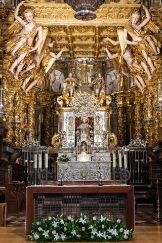 Die Kathedrale von Santiago de Compostela, das Ziel des Jakobsweges