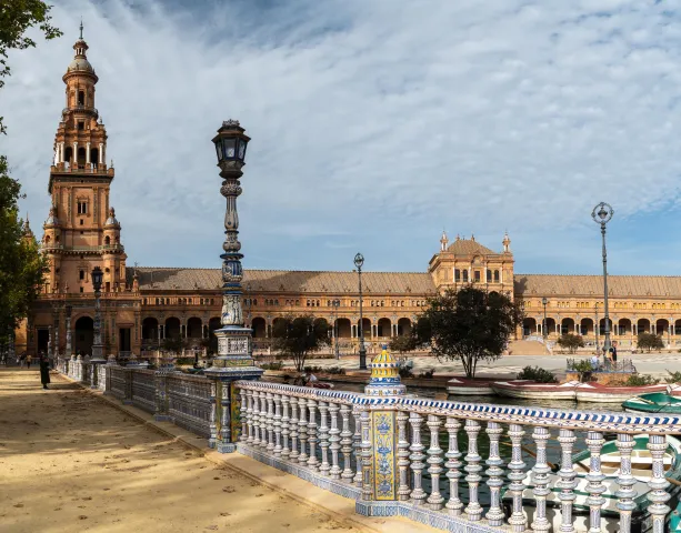 The Plaza de España in Seville