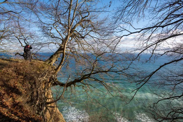 The famous chalk cliffs of Rügen