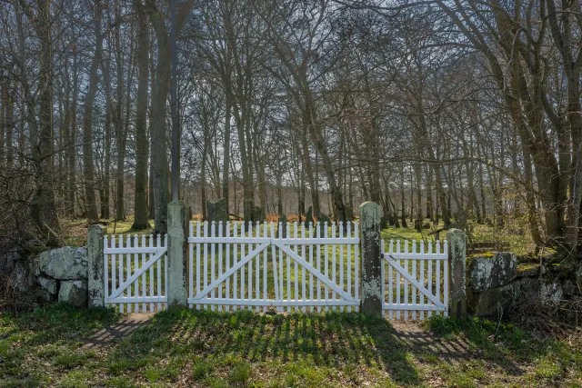 The gateway to the menhirs of Louisenlund