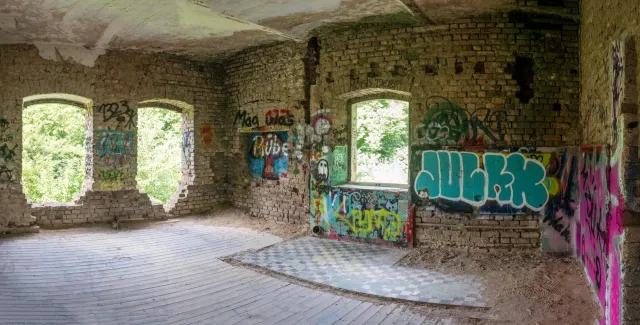 Room in the Villa Oppenheim at the Fühlinger See in Cologne