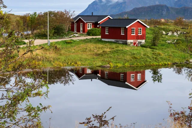 Reflection near Eggum on the Lofoten