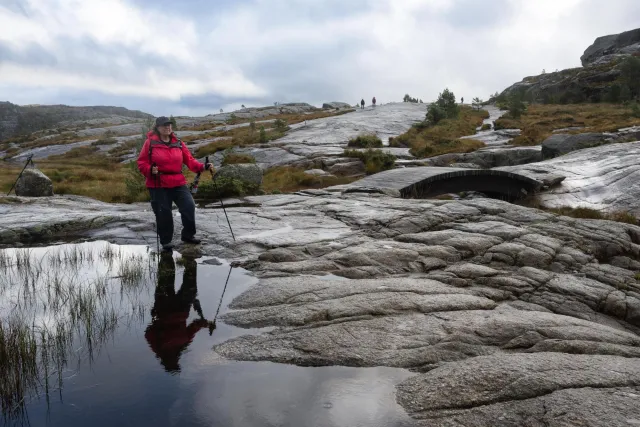 Schon fast auf Höhe des Preikestolen