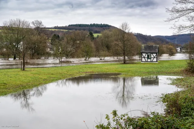 Flood of the river Sieg