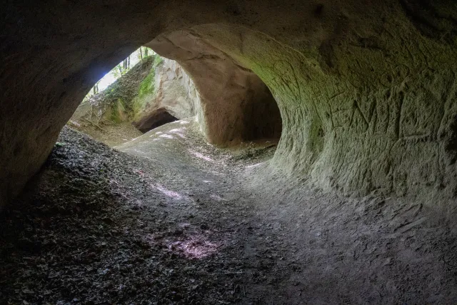 The Trass caves in Brohltal