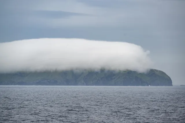 The Shetlands under clouds